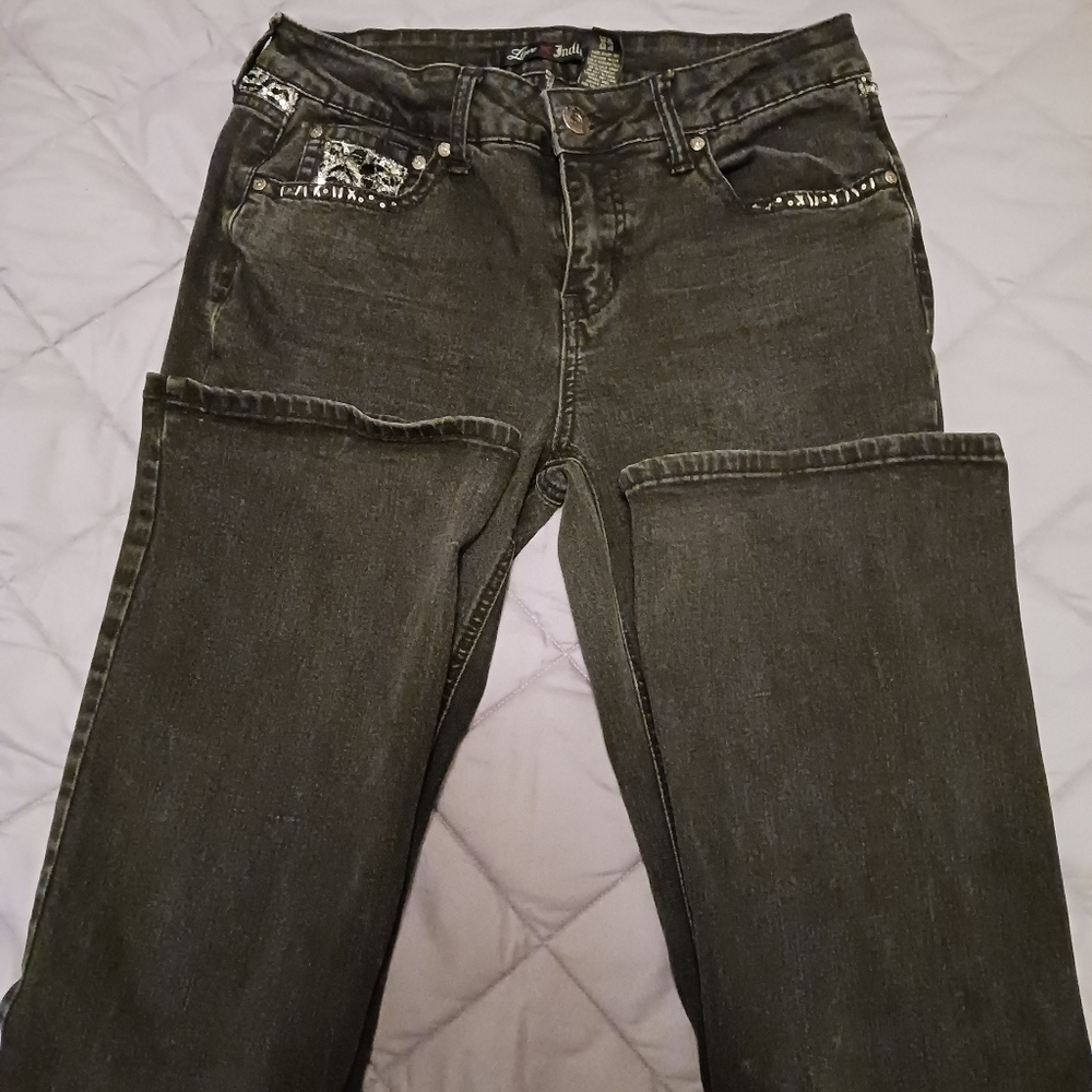 Women's size 10 Love Indigo black jeans